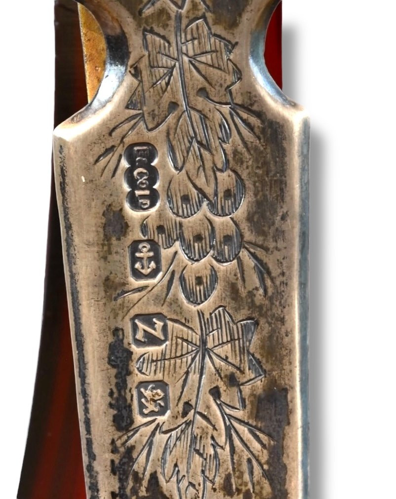 Coppia Di Brocche in Cristallo Con Decorazioni in Argento - Inghilterra Fine XIX Secolo-photo-1